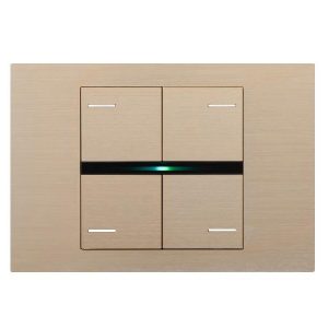 OL-U KNX switch 3 module – Metal