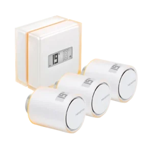 Kit Netatmo pentru încălzire inteligentă – 3 capete termostatate + Releu Wi-Fi